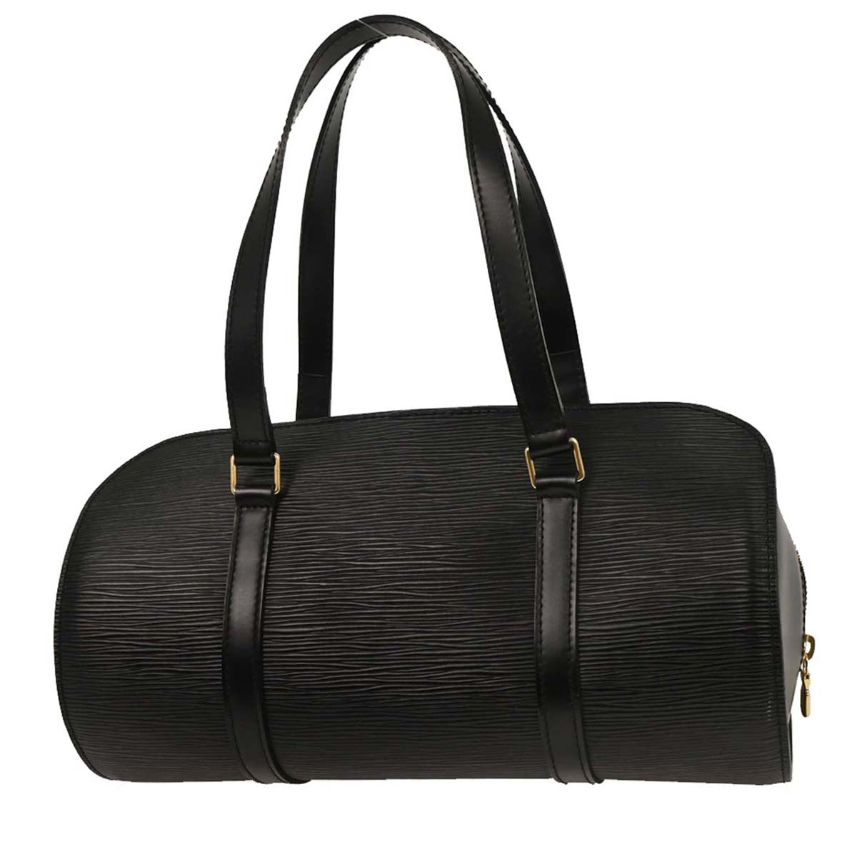 Louis Vuitton Black Epi Soufflot Handbag M52862