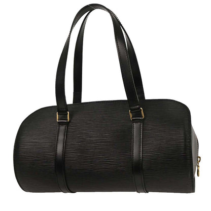 Louis Vuitton Black Epi Soufflot Handbag M52862