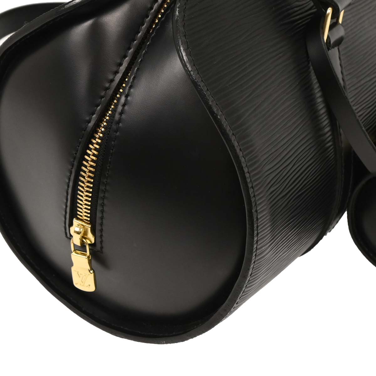 Louis Vuitton Black Epi Soufflot Handbag M52862