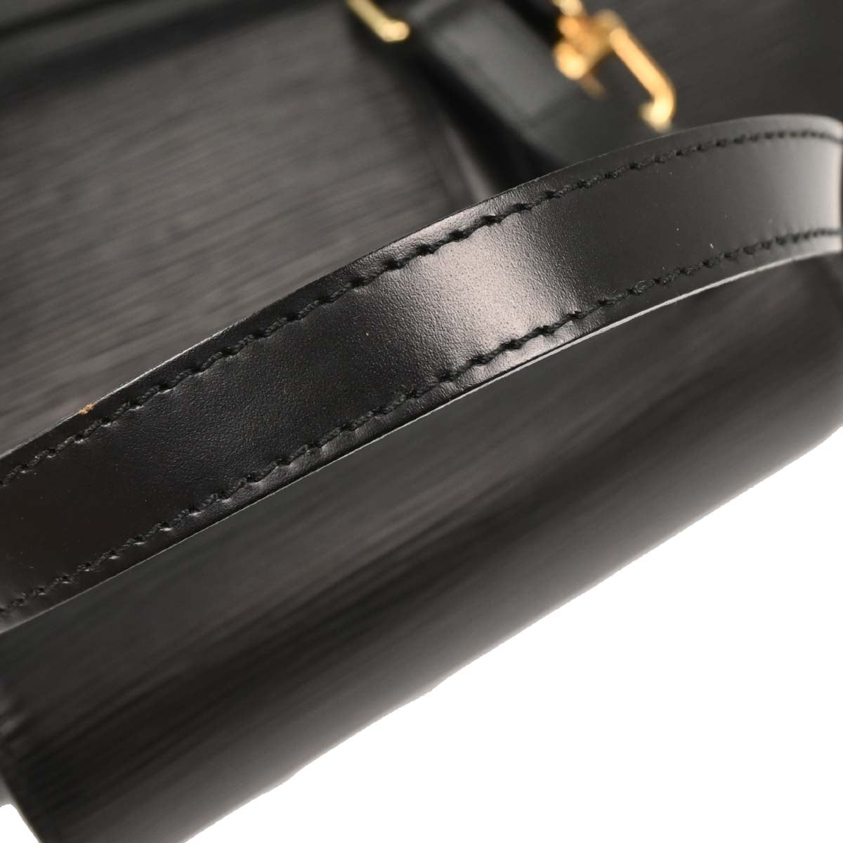 Louis Vuitton Black Epi Soufflot Handbag M52862