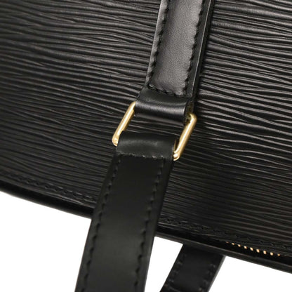 Louis Vuitton Black Epi Soufflot Handbag M52862