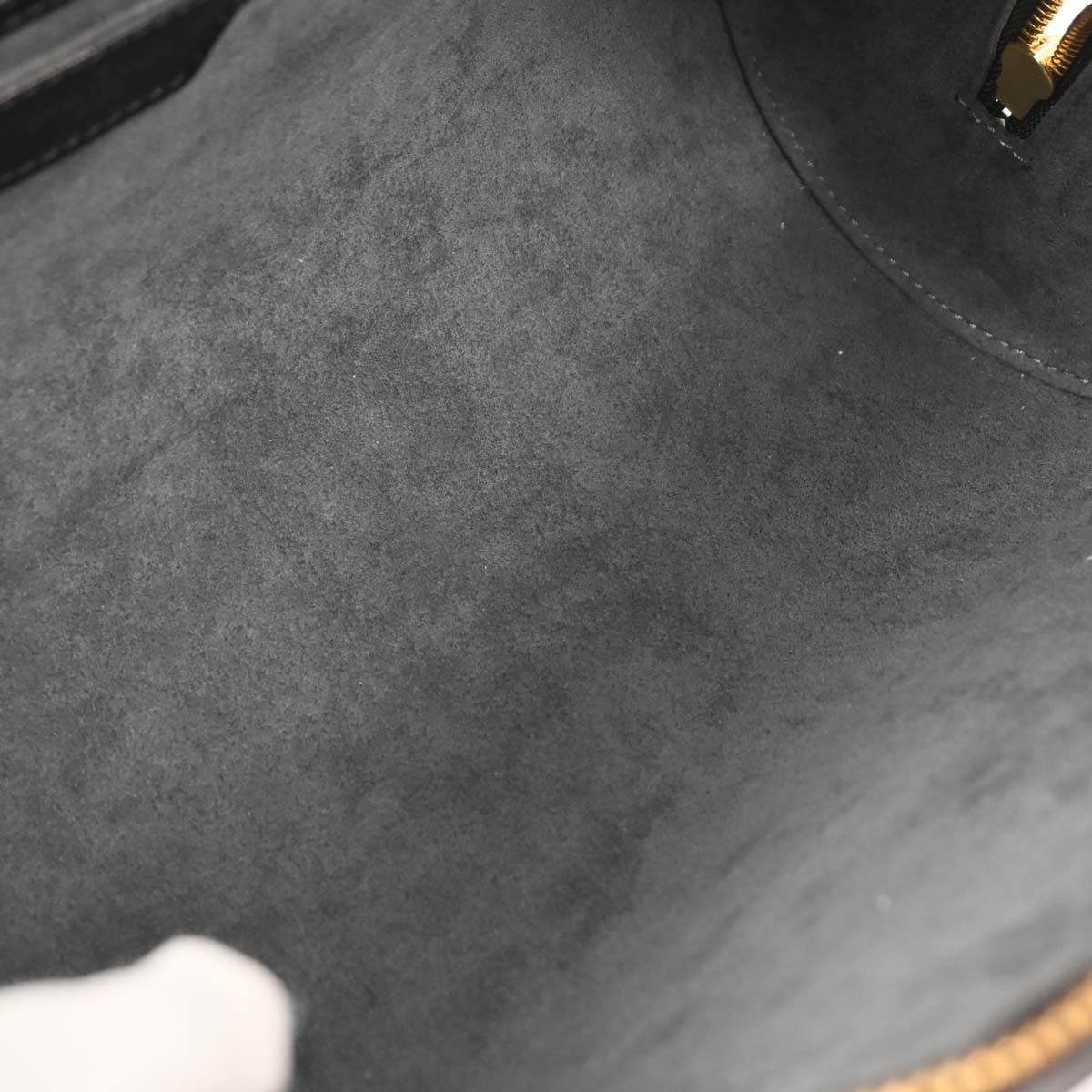 Louis Vuitton Black Epi Soufflot Handbag M52862