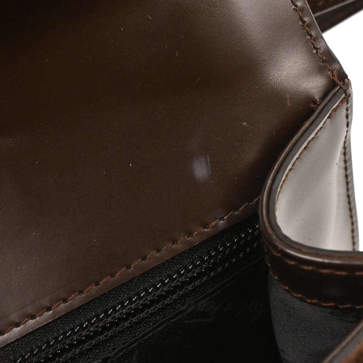 Salvatore Ferragamo Brown Suede Vara Handbag