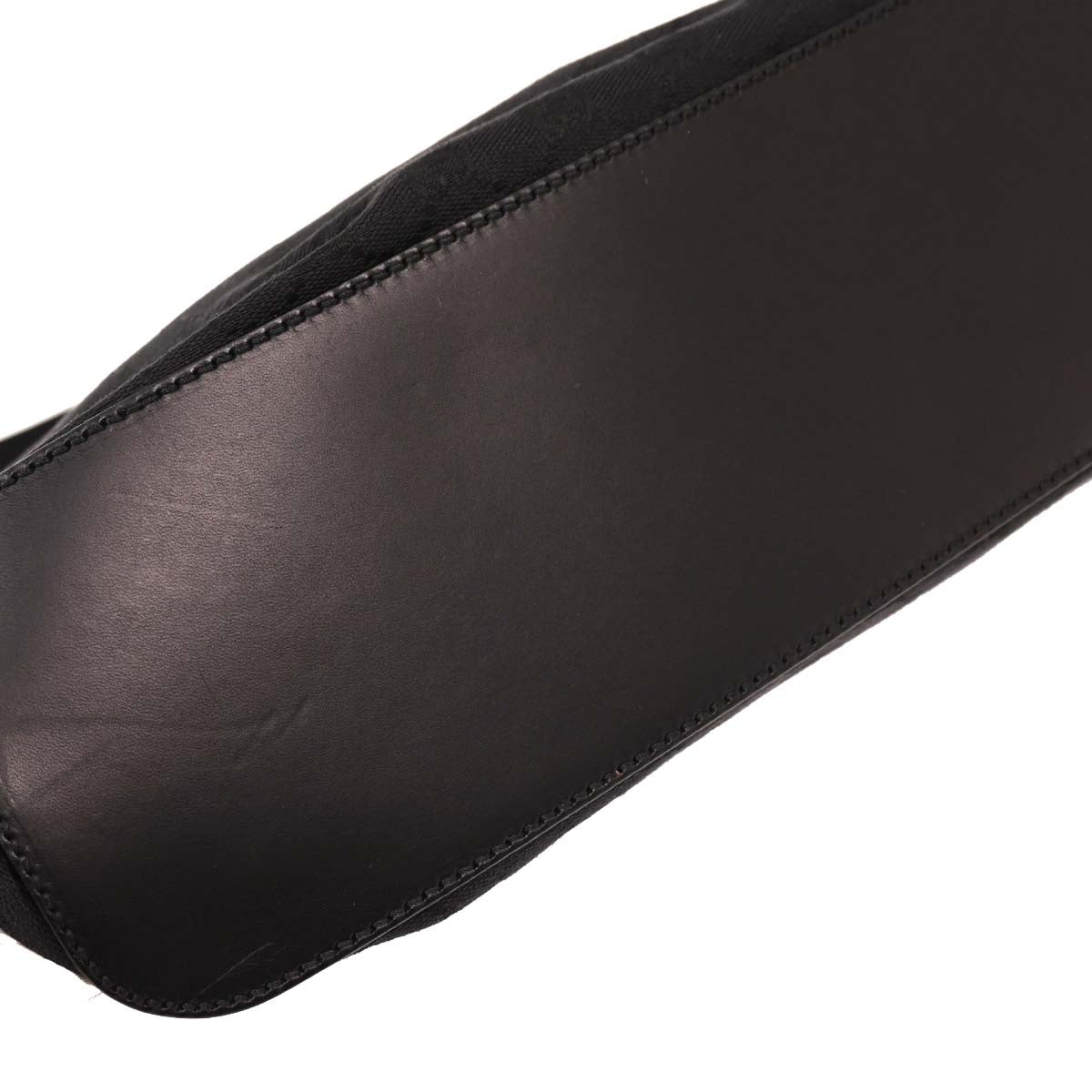Gucci Black Canvas GG Handbag