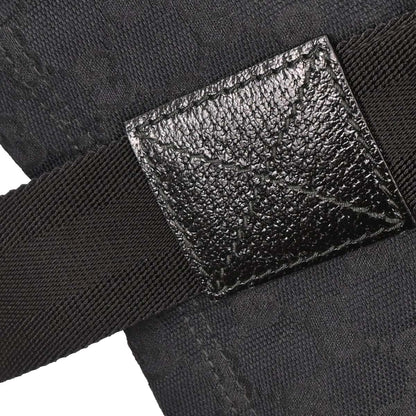 Gucci Black Canvas GG Tote Handbag