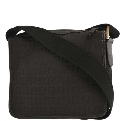 Fendi Black Zucchino Shoulder Bag