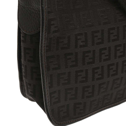Fendi Black Zucchino Shoulder Bag