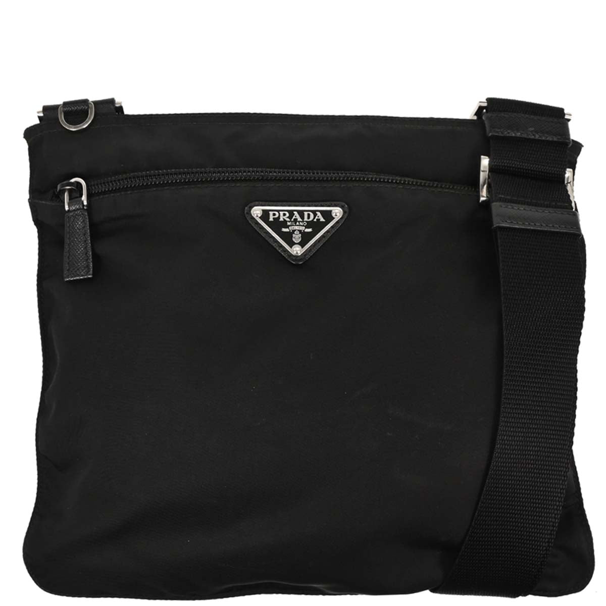 Prada Black Nylon Shoulder Bag