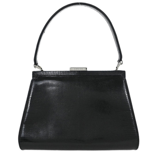 Gucci * Black Leather Handbag