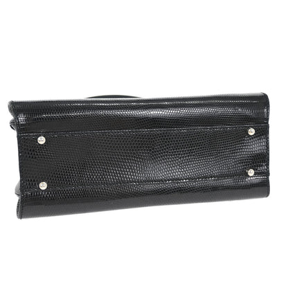 Gucci * Black Leather Handbag