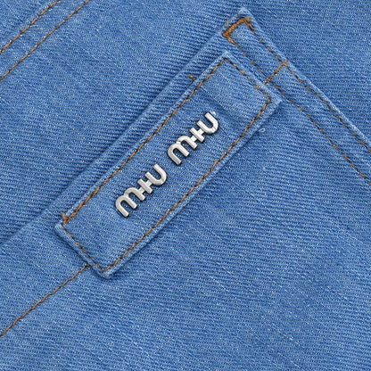 Miu Miu Long Pants Blue
