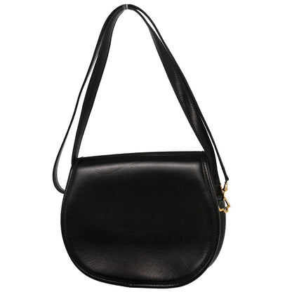 Hermes Black Box Calf Double H Shoulder Bag