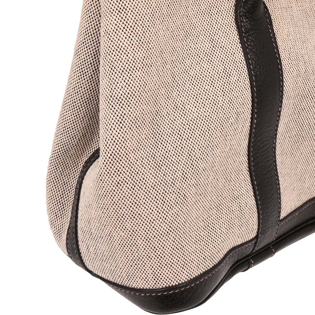 Hermes Gray Toile H Garden Party 30 TPM Tote Handbag
