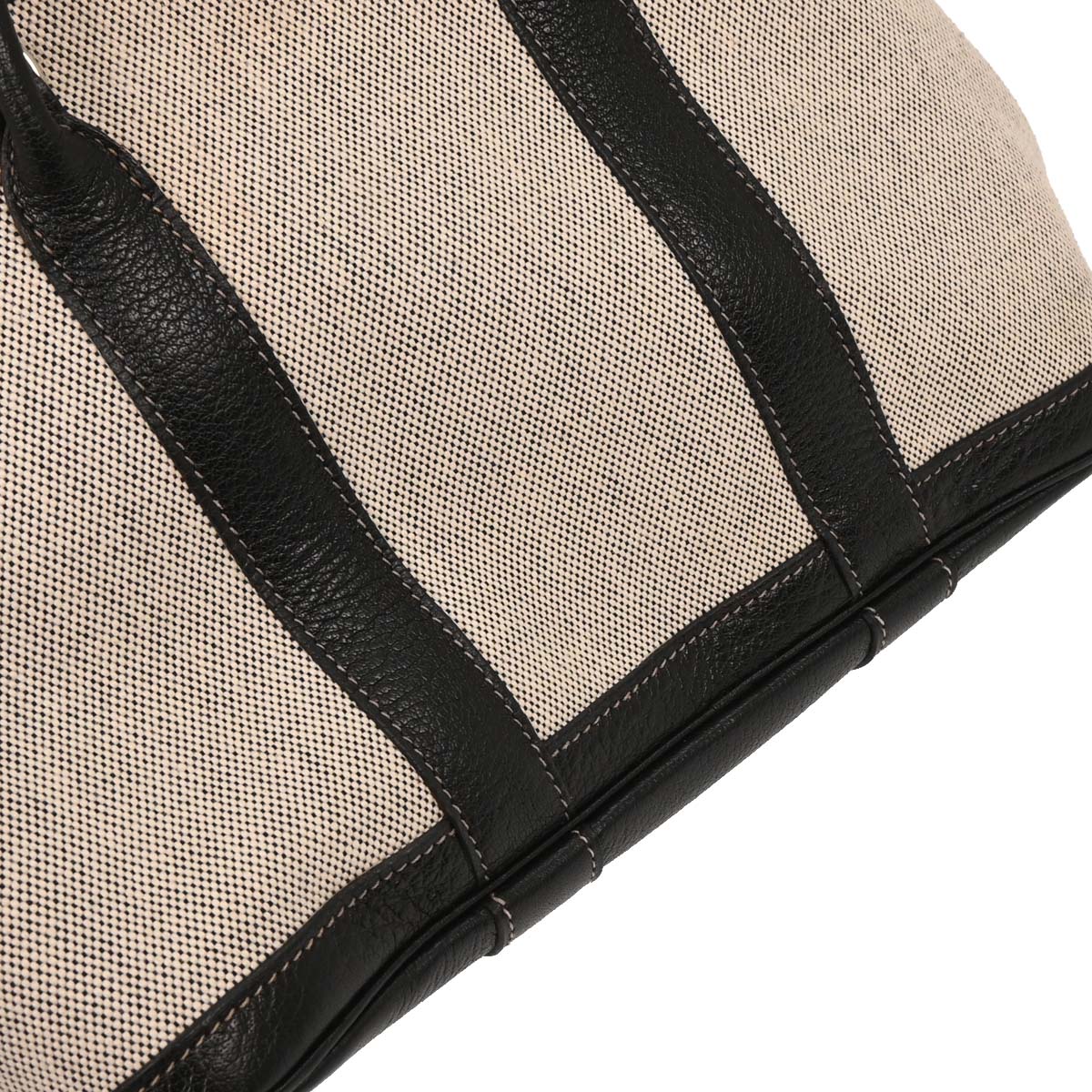 Hermes Gray Toile H Garden Party 30 TPM Tote Handbag