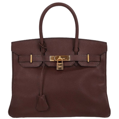 Hermes Marron Ardennes Birkin 30 Handbag