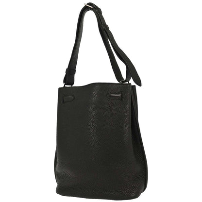Hermes Black Togo So Kelly 22 Shoulder Bag