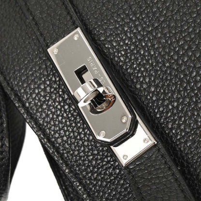 Hermes Black Togo So Kelly 22 Shoulder Bag