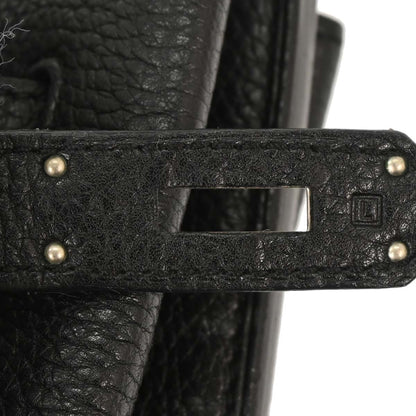 Hermes Black Togo So Kelly 22 Shoulder Bag