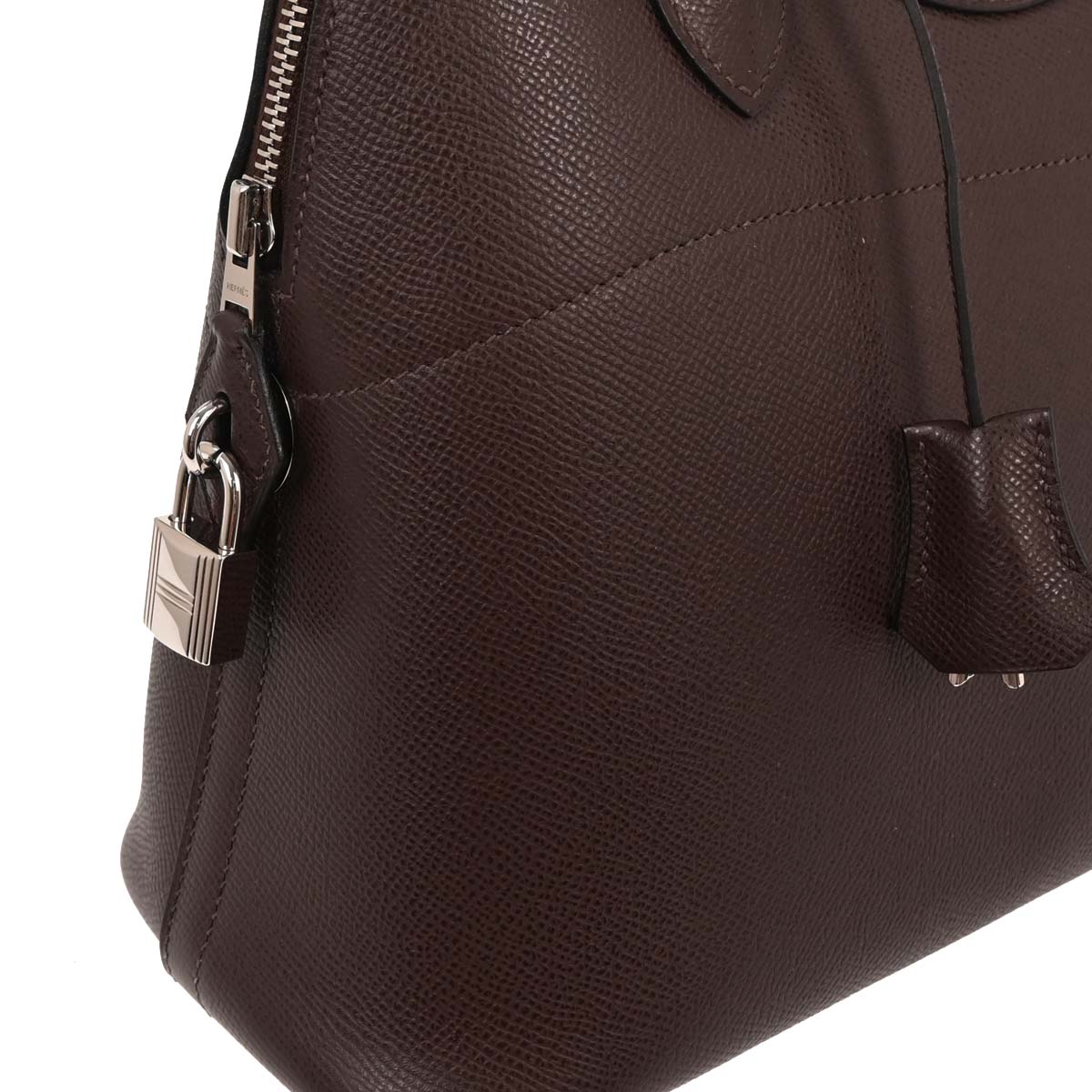 Hermes Chocolat Epsom Bolide 31 2way Shoulder Handbag