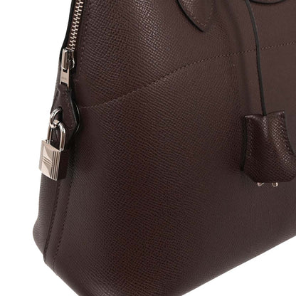 Hermes Chocolat Epsom Bolide 31 2way Shoulder Handbag