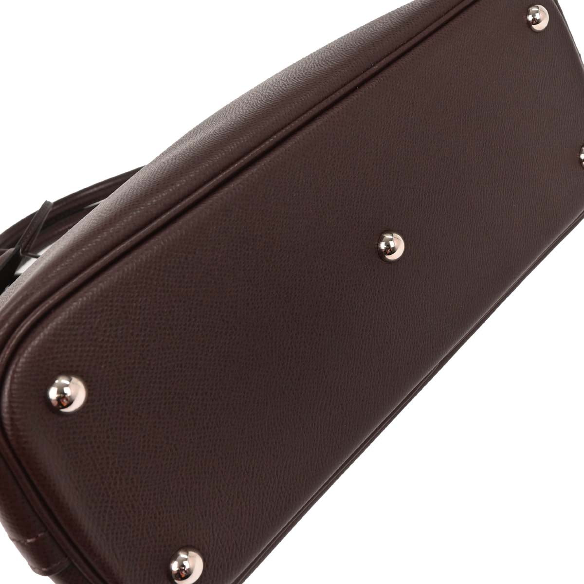 Hermes Chocolat Epsom Bolide 31 2way Shoulder Handbag