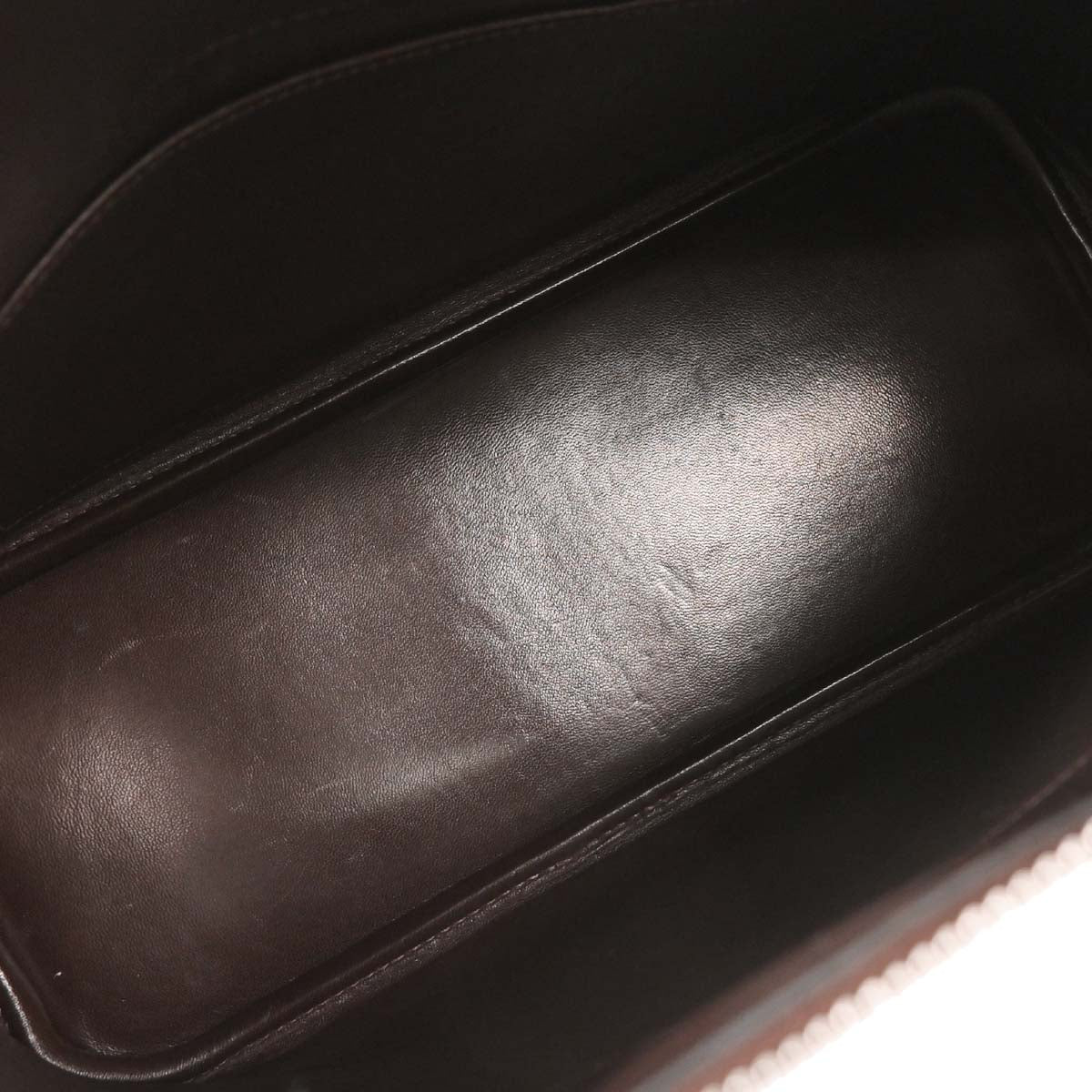 Hermes Chocolat Epsom Bolide 31 2way Shoulder Handbag