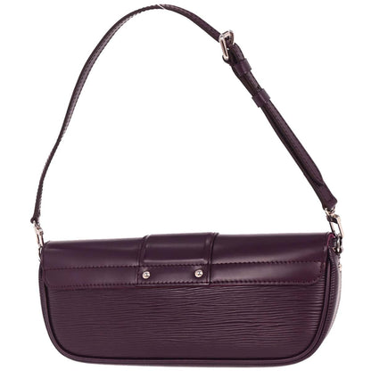 Louis Vuitton Purple Epi Pochette Montaigne Handbag M5929K