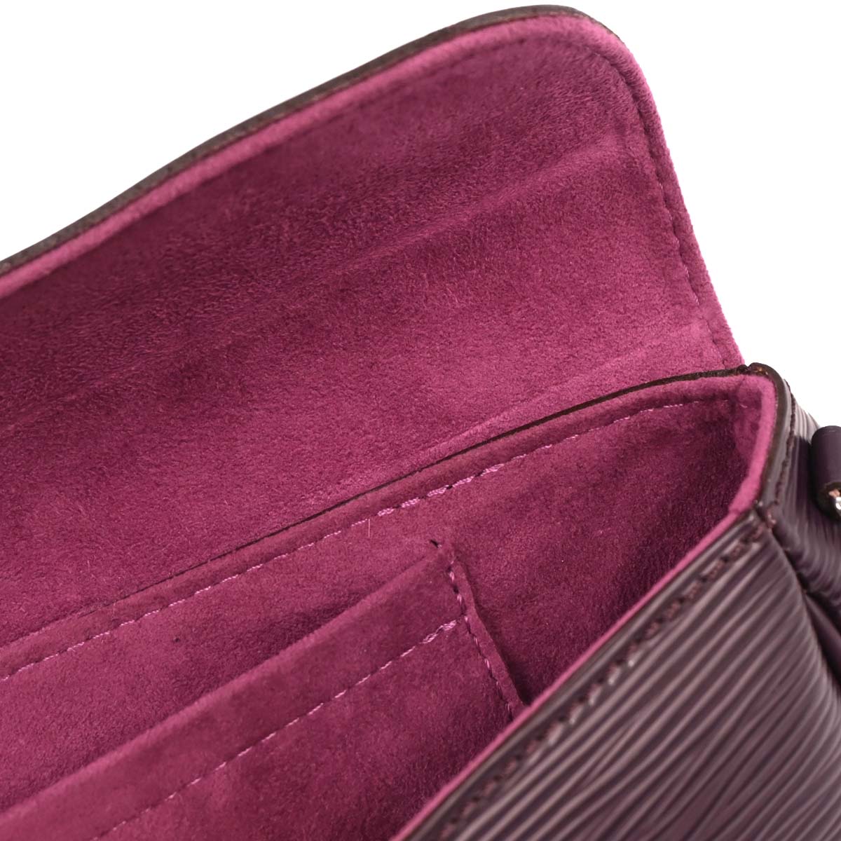 Louis Vuitton Purple Epi Pochette Montaigne Handbag M5929K