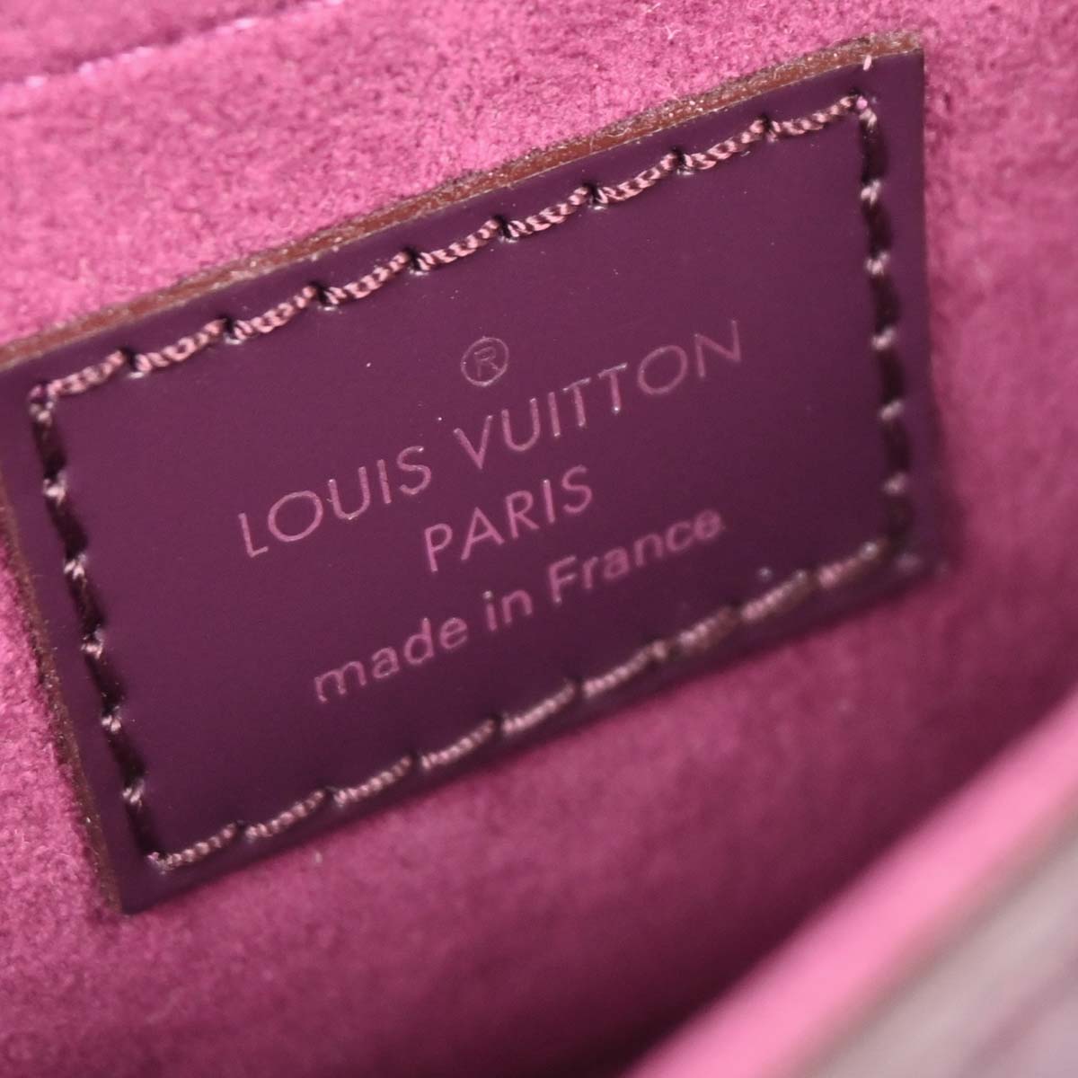 Louis Vuitton Purple Epi Pochette Montaigne Handbag M5929K