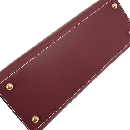 Hermes Rouge H Chamonix Dalvy 30 MM Handbag