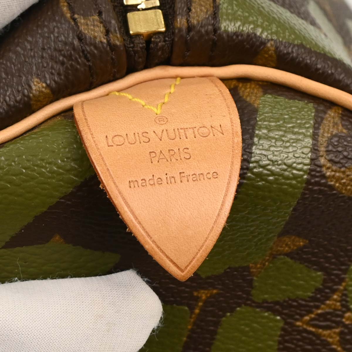 Louis Vuitton Khaki Monogram Graffiti Keepall 50 Duffle Bag M92196