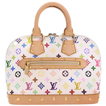 Louis Vuitton White Monogram Multicolor Alma Handbag M92647