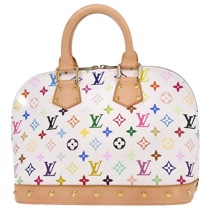 Louis Vuitton White Monogram Multicolor Alma Handbag M92647