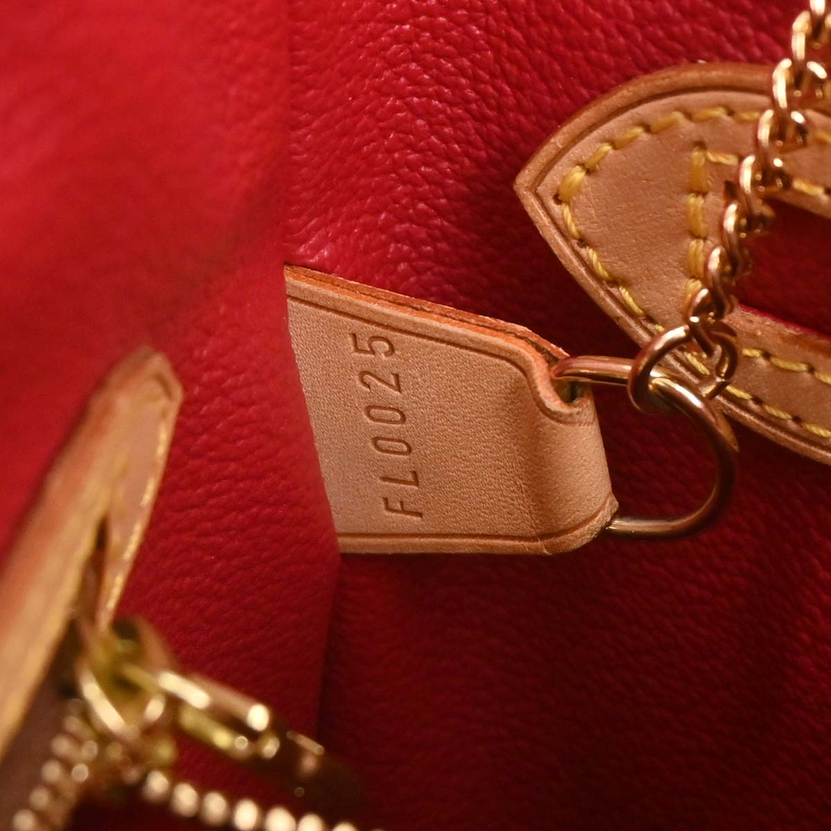 Louis Vuitton Monogram Cherry Bucket PM Tote Handbag M95012