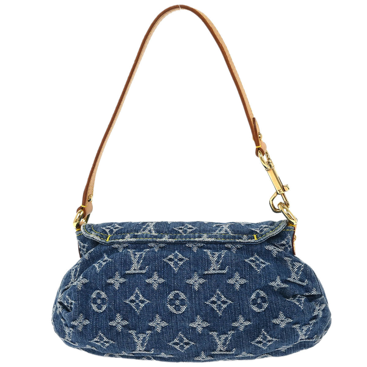 Louis Vuitton Blue Monogram Denim Mini Pleaty Handbag M95050