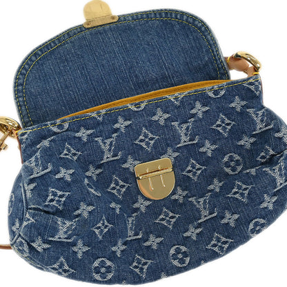 Louis Vuitton Blue Monogram Denim Mini Pleaty Handbag M95050