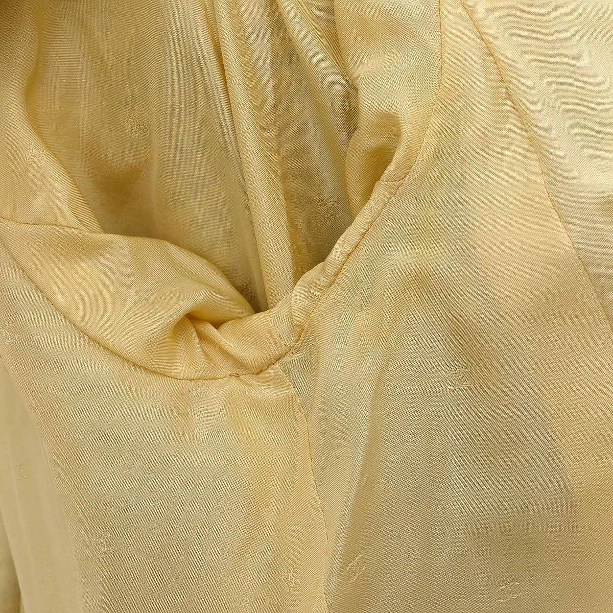 Chanel 1994 Double Breasted Jacket Tweed Yellow #36