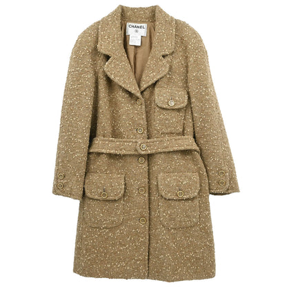 Chanel 2001 Coat Beige #36