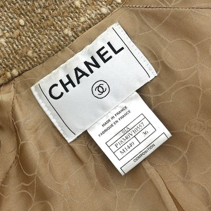 Chanel 2001 Coat Beige #36