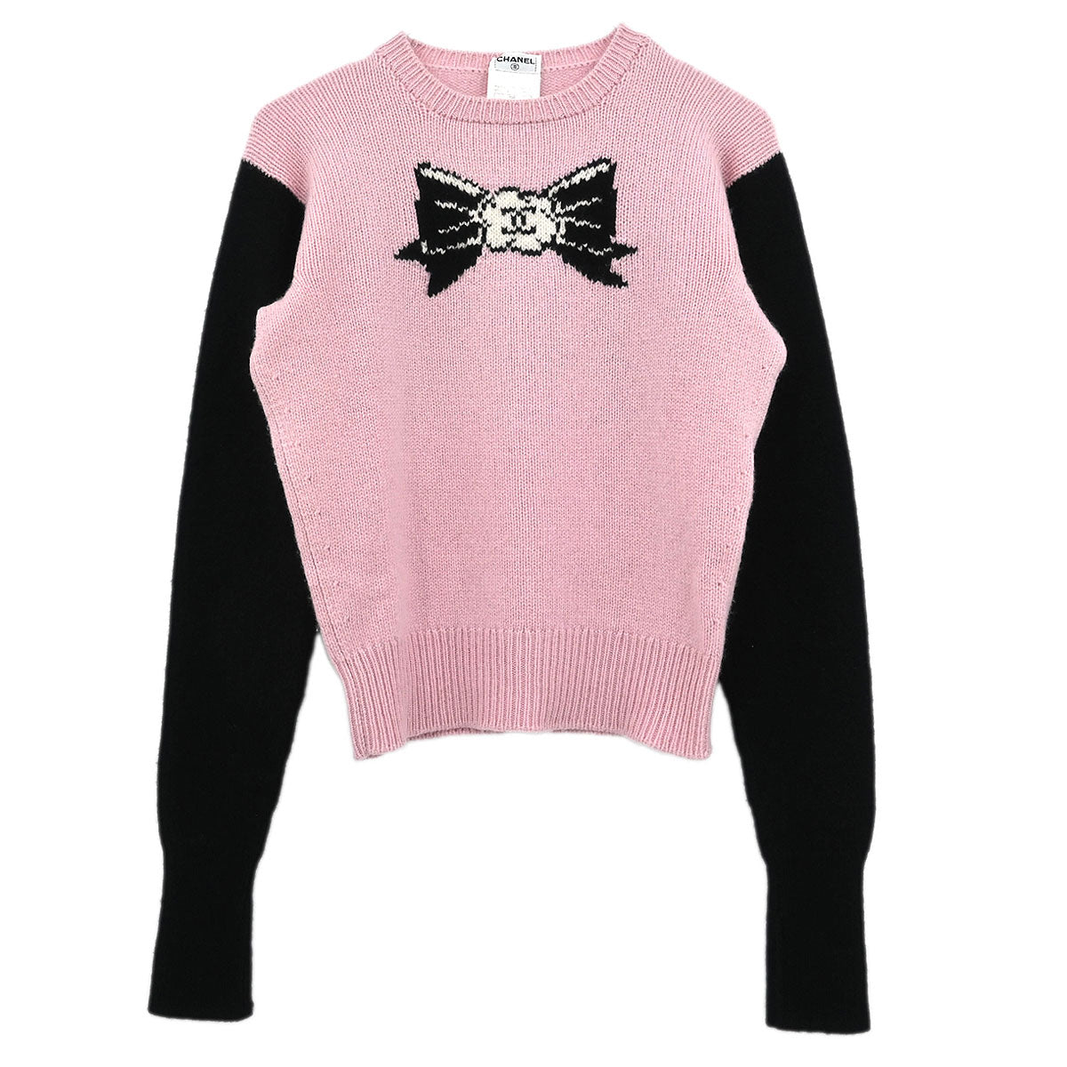 Chanel 1995 Sweater Knit Top Pink #40