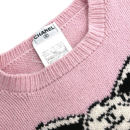Chanel 1995 Sweater Knit Top Pink #40