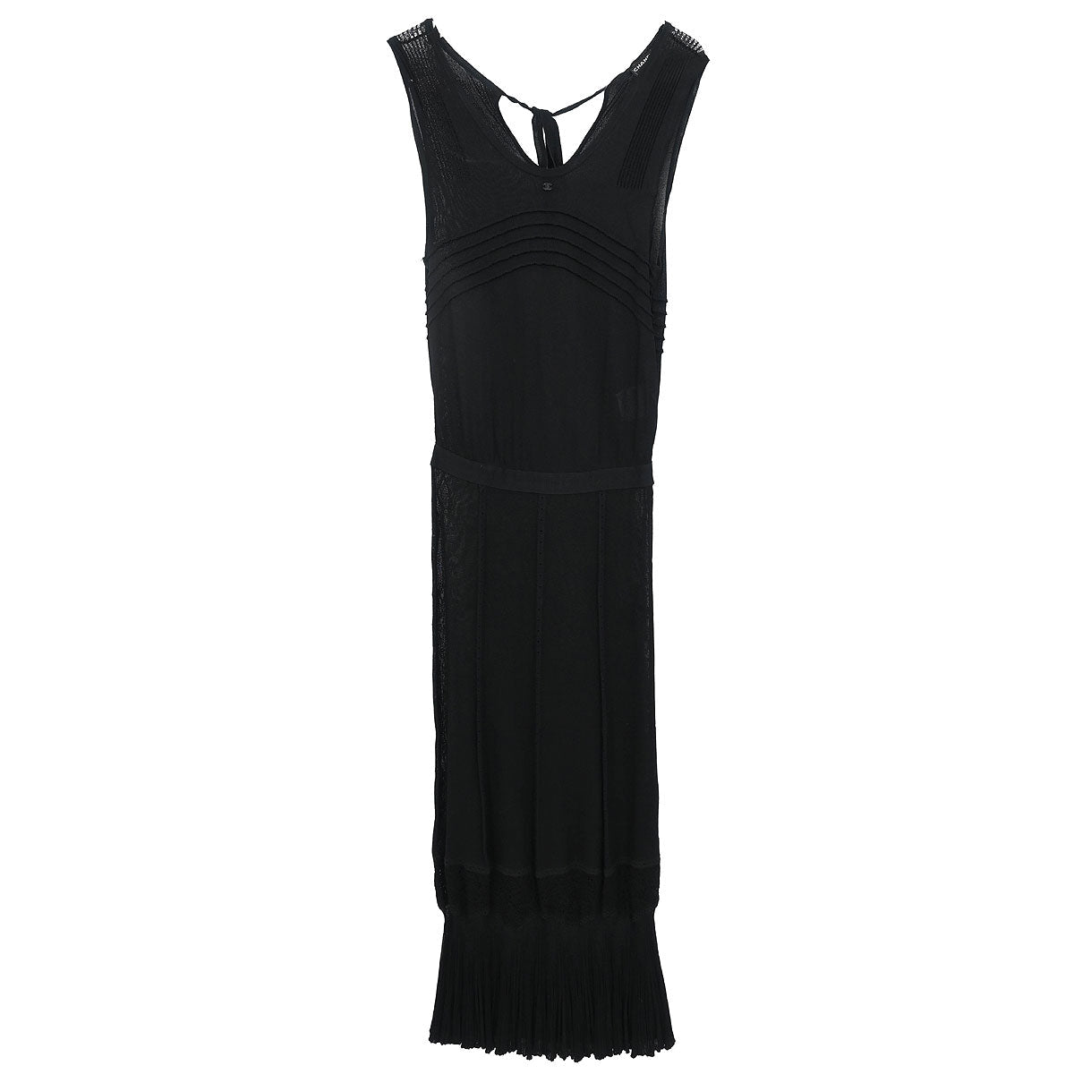 Chanel 2006 Sleeveless Dress Black #36