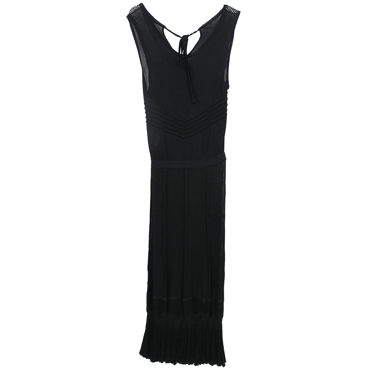 Chanel 2006 Sleeveless Dress Black #36