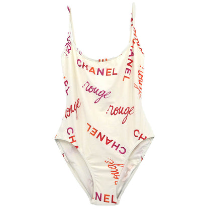 Chanel 1996 Swimwear Swimsuit White #38