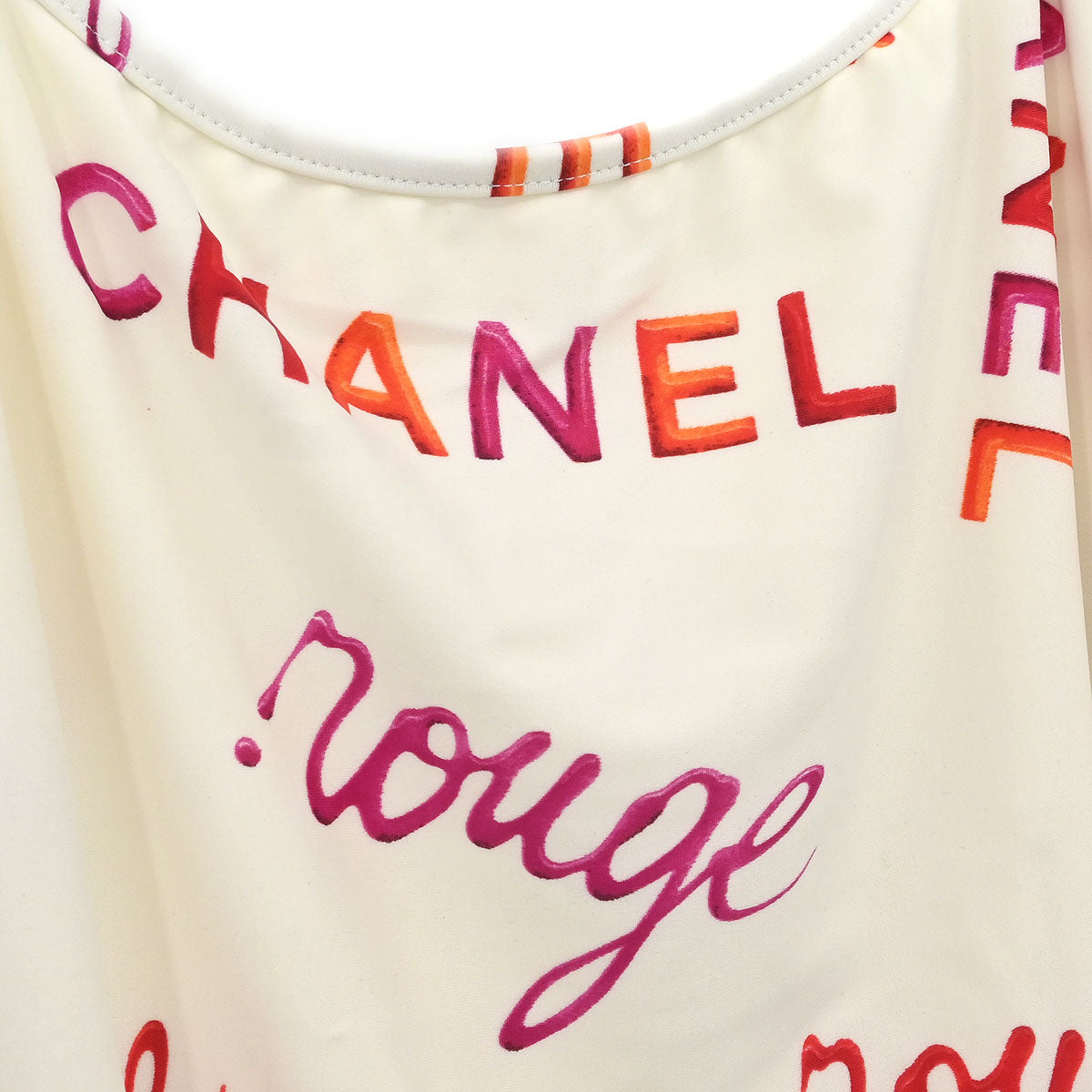 Chanel 1996 Swimwear Swimsuit White #38