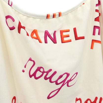 Chanel 1996 Swimwear Swimsuit White #38