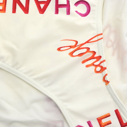Chanel 1996 Swimwear Swimsuit White #38
