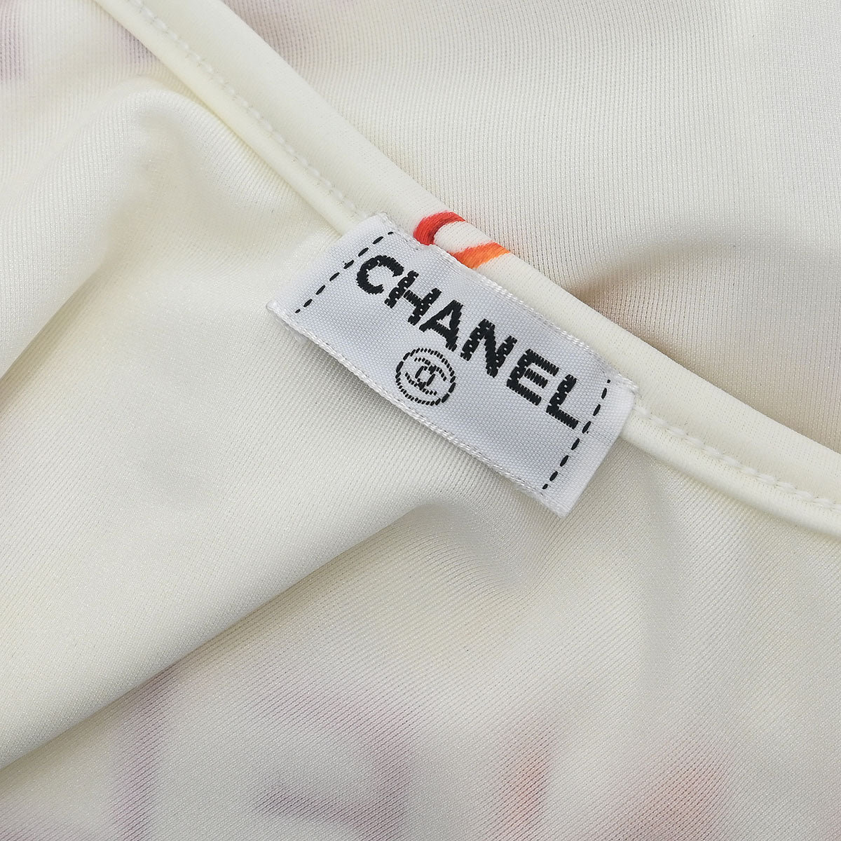 Chanel 1996 Swimwear Swimsuit White #38
