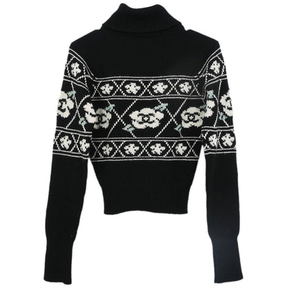 Chanel 1995 Chanel Sweater Top Black #38