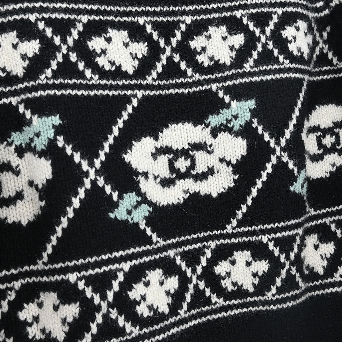 Chanel 1995 Chanel Sweater Top Black #38